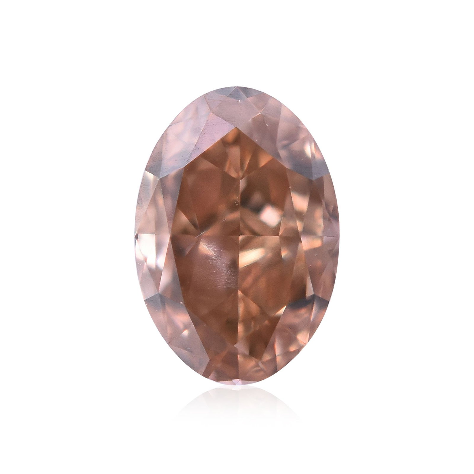 Loose Diamond - OVAL 0.22ct Fancy Pink Brown VS2: Loose Diamond - OVAL 0.22ct Fancy Pink Brown VS2 Source: Natural Shape: OVAL Carats: 0.22 Color: Fancy Pink Brown Certification: GIA Video: