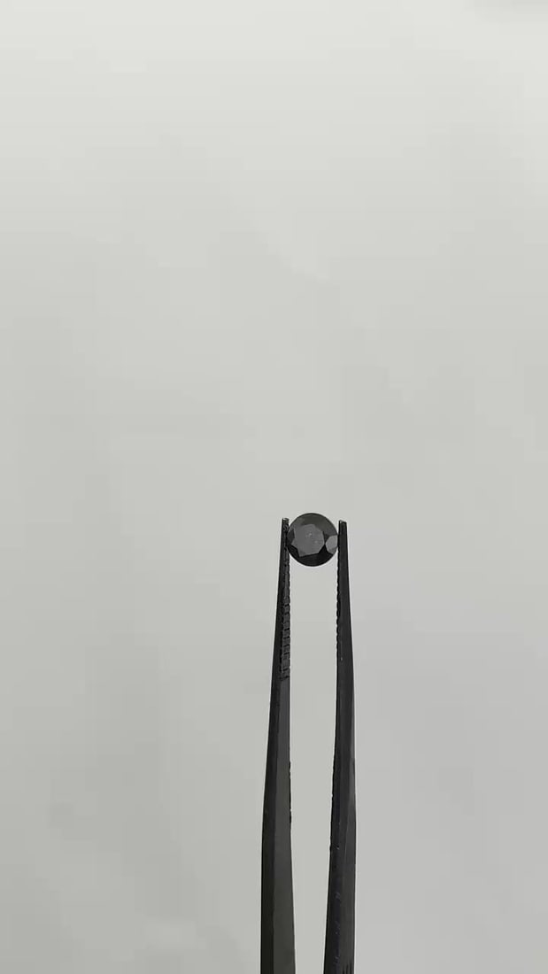 Loose Diamond - ROUND 0.67ct Fancy Black VVS2: Loose Diamond - ROUND 0.67ct Fancy Black VVS2 Source: Natural Shape: ROUND Carats: 0.67 Color: Fancy Black Certification: GIA Video:
