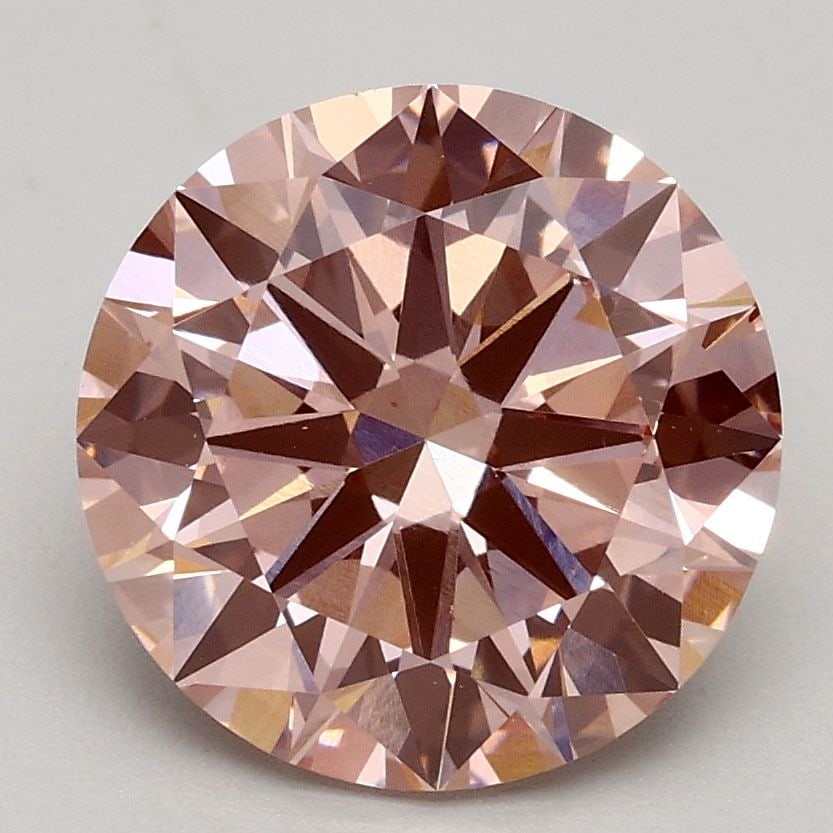 Loose Diamond - ROUND 2.3ct Fancy Intense Pink VS1: Loose Diamond - ROUND 2.3ct Fancy Intense Pink VS1 Source: This is a real non-mined Diamond that has been grown in a lab Shape: ROUND Carats: 2.3 Color: Fancy Intense Pink Certification: IGI Video: