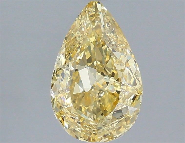 Loose Diamond - PEAR 1.51ct Fancy Intense Yellow VS1: Loose Diamond - PEAR 1.51ct Fancy Intense Yellow VS1 Source: This is a real non-mined Diamond that has been grown in a lab Shape: PEAR Carats: 1.51 Color: Fancy Intense Yellow Certification: IGI Video