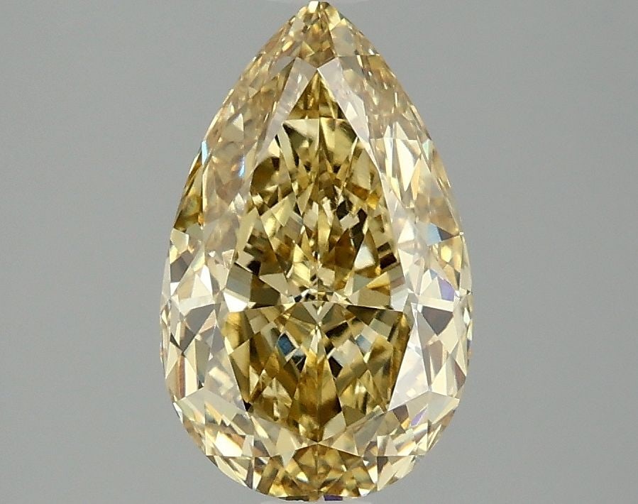 Loose Diamond - PEAR 2.06ct Fancy Intense Yellow VS1: Loose Diamond - PEAR 2.06ct Fancy Intense Yellow VS1 Source: This is a real non-mined Diamond that has been grown in a lab Shape: PEAR Carats: 2.06 Color: Fancy Intense Yellow Certification: IGI Video