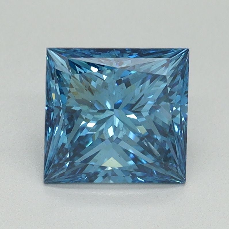 Loose Diamond - PRINCESS 1.47ct Fancy Vivid Blue VS2: Loose Diamond - PRINCESS 1.47ct Fancy Vivid Blue VS2 Source: This is a real non-mined Diamond that has been grown in a lab Shape: PRINCESS Carats: 1.47 Color: Fancy Vivid Blue Certification: IGI Video