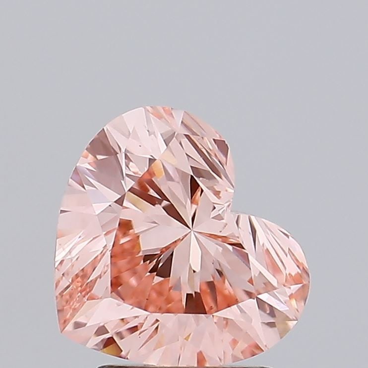Loose Diamond - HEART 2.24ct Fancy Vivid Pink VS2: Loose Diamond - HEART 2.24ct Fancy Vivid Pink VS2 Source: This is a real non-mined Diamond that has been grown in a lab Shape: HEART Carats: 2.24 Color: Fancy Vivid Pink Certification: IGI Video: