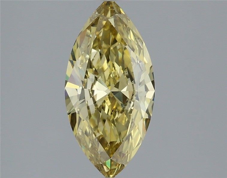 Loose Diamond - MARQUISE 1.38ct Fancy Intense Yellow VS1: Loose Diamond - MARQUISE 1.38ct Fancy Intense Yellow VS1 Source: This is a real non-mined Diamond that has been grown in a lab Shape: MARQUISE Carats: 1.38 Color: Fancy Intense Yellow Certification: I