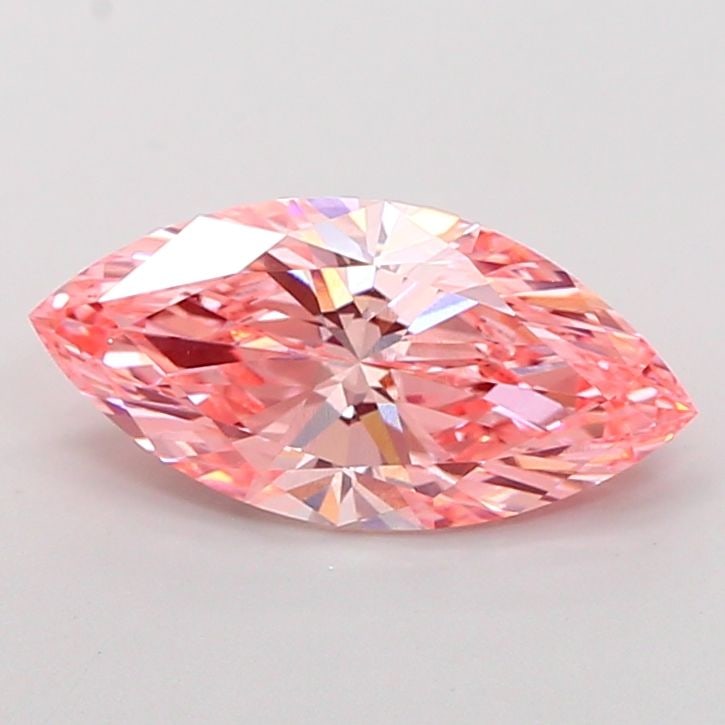 Loose Diamond - MARQUISE 3.08ct Fancy Vivid Pink VVS1: Loose Diamond - MARQUISE 3.08ct Fancy Vivid Pink VVS1 Source: This is a real non-mined Diamond that has been grown in a lab Shape: MARQUISE Carats: 3.08 Color: Fancy Vivid Pink Certification: IGI Vide