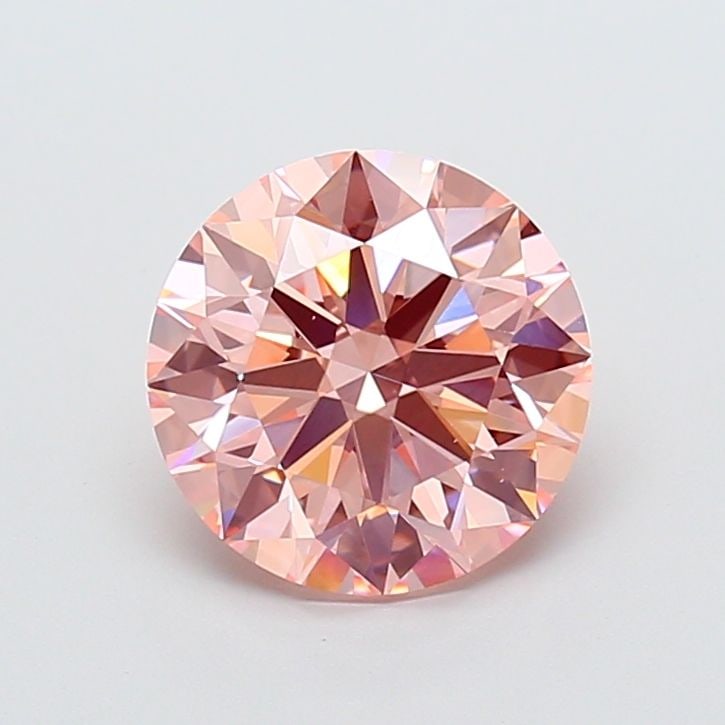 Ideal Loose Diamond - ROUND 4.0ct Fancy Vivid Pink VS1: Ideal Loose Diamond - ROUND 4.0ct Fancy Vivid Pink VS1 Source: This is a real non-mined Diamond that has been grown in a lab Shape: ROUND Carats: 4.0 Color: Fancy Vivid Pink Certification: IGI Video: