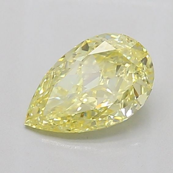 Loose Diamond - PEAR 1.07ct Fancy Intense Yellow VVS2: Loose Diamond - PEAR 1.07ct Fancy Intense Yellow VVS2 Source: This is a real non-mined Diamond that has been grown in a lab Shape: PEAR Carats: 1.07 Color: Fancy Intense Yellow Certification: IGI Vide