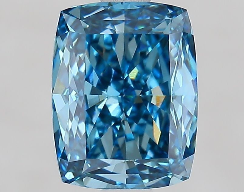 Loose Diamond - CUSHION MODIFIED 2.06ct Fancy Vivid Blue VVS2: Loose Diamond - CUSHION MODIFIED 2.06ct Fancy Vivid Blue VVS2 Source: This is a real non-mined Diamond that has been grown in a lab Shape: CUSHION MODIFIED Carats: 2.06 Color: Fancy Vivid Blue Certifi