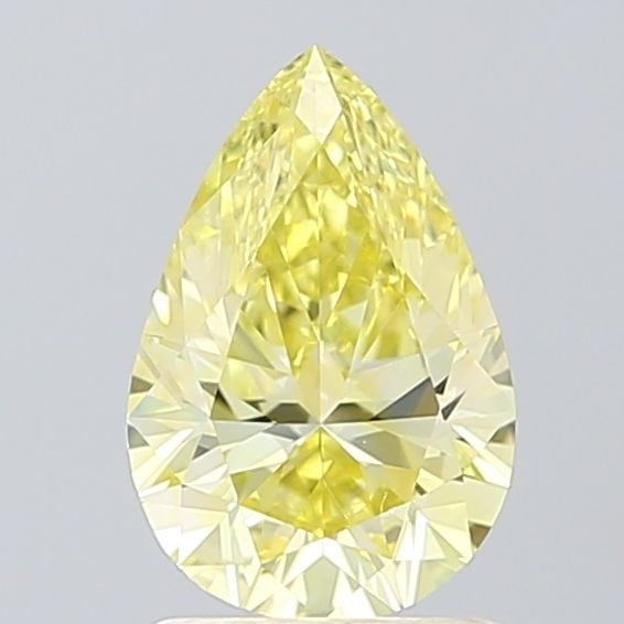 Loose Diamond - PEAR 1.26ct Fancy Intense Yellow VVS2: Loose Diamond - PEAR 1.26ct Fancy Intense Yellow VVS2 Source: This is a real non-mined Diamond that has been grown in a lab Shape: PEAR Carats: 1.26 Color: Fancy Intense Yellow Certification: IGI Vide