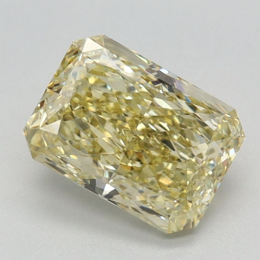 Loose Diamond - RADIANT 1.83ct Fancy Intense Yellow VS1: Loose Diamond - RADIANT 1.83ct Fancy Intense Yellow VS1 Source: This is a real non-mined Diamond that has been grown in a lab Shape: RADIANT Carats: 1.83 Color: Fancy Intense Yellow Certification: IGI