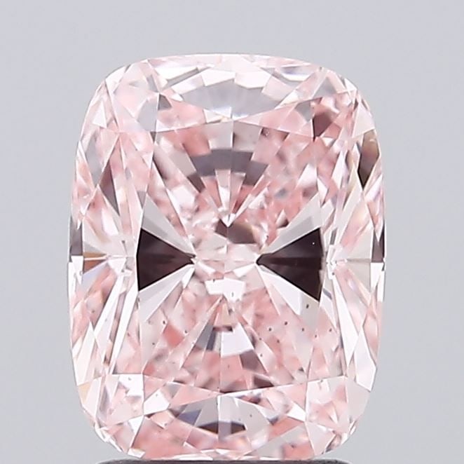 Loose Diamond - CUSHION MODIFIED 2.01ct Fancy Vivid Pink VS2: Loose Diamond - CUSHION MODIFIED 2.01ct Fancy Vivid Pink VS2 Source: This is a real non-mined Diamond that has been grown in a lab Shape: CUSHION MODIFIED Carats: 2.01 Color: Fancy Vivid Pink Certific