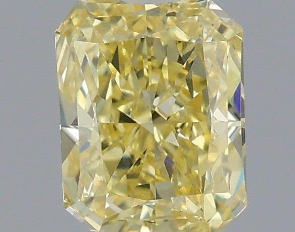 Loose Diamond - RADIANT 0.55ct Fancy Intense Yellow VS1: Loose Diamond - RADIANT 0.55ct Fancy Intense Yellow VS1 Source: This is a real non-mined Diamond that has been grown in a lab Shape: RADIANT Carats: 0.55 Color: Fancy Intense Yellow Certification: IGI