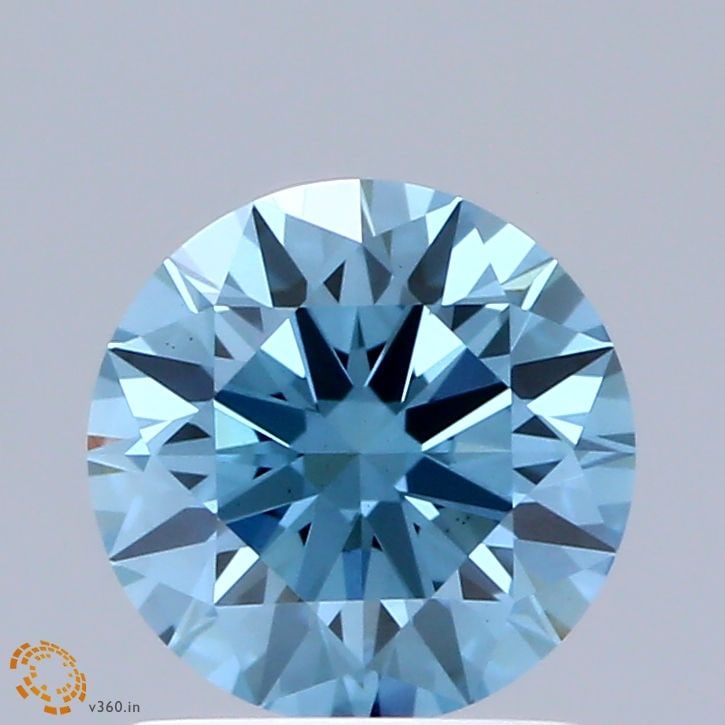 Ideal Loose Diamond - ROUND 1.03ct Fancy Vivid Blue VS1: Ideal Loose Diamond - ROUND 1.03ct Fancy Vivid Blue VS1 Source: This is a real non-mined Diamond that has been grown in a lab Shape: ROUND Carats: 1.03 Color: Fancy Vivid Blue Certification: IGI Video