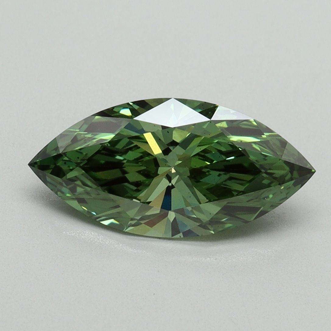 Loose Diamond - MARQUISE 1.55ct Fancy Vivid Green VS2 (1 of 1)