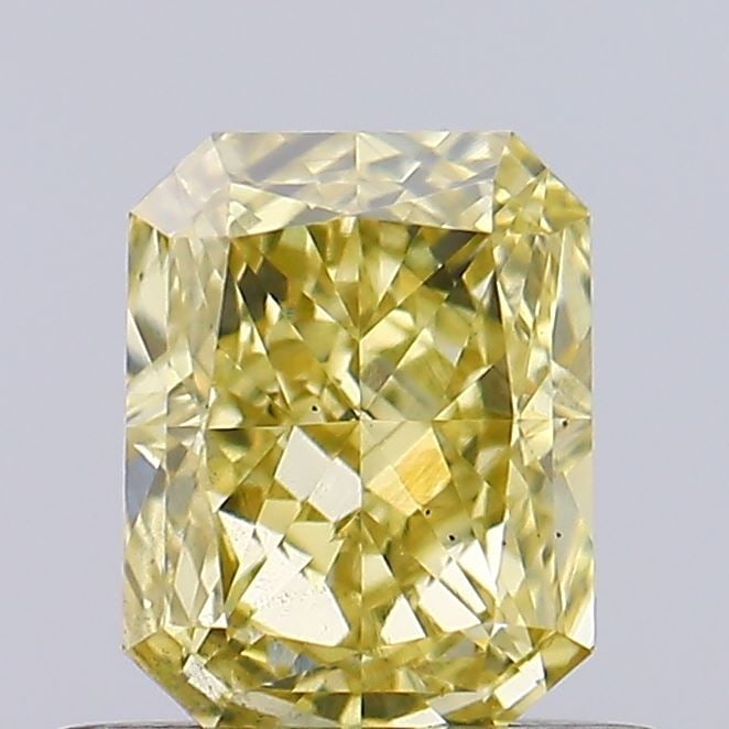 Loose Diamond - RADIANT 0.58ct Fancy Intense Yellow VS2: Loose Diamond - RADIANT 0.58ct Fancy Intense Yellow VS2 Source: This is a real non-mined Diamond that has been grown in a lab Shape: RADIANT Carats: 0.58 Color: Fancy Intense Yellow Certification: IGI