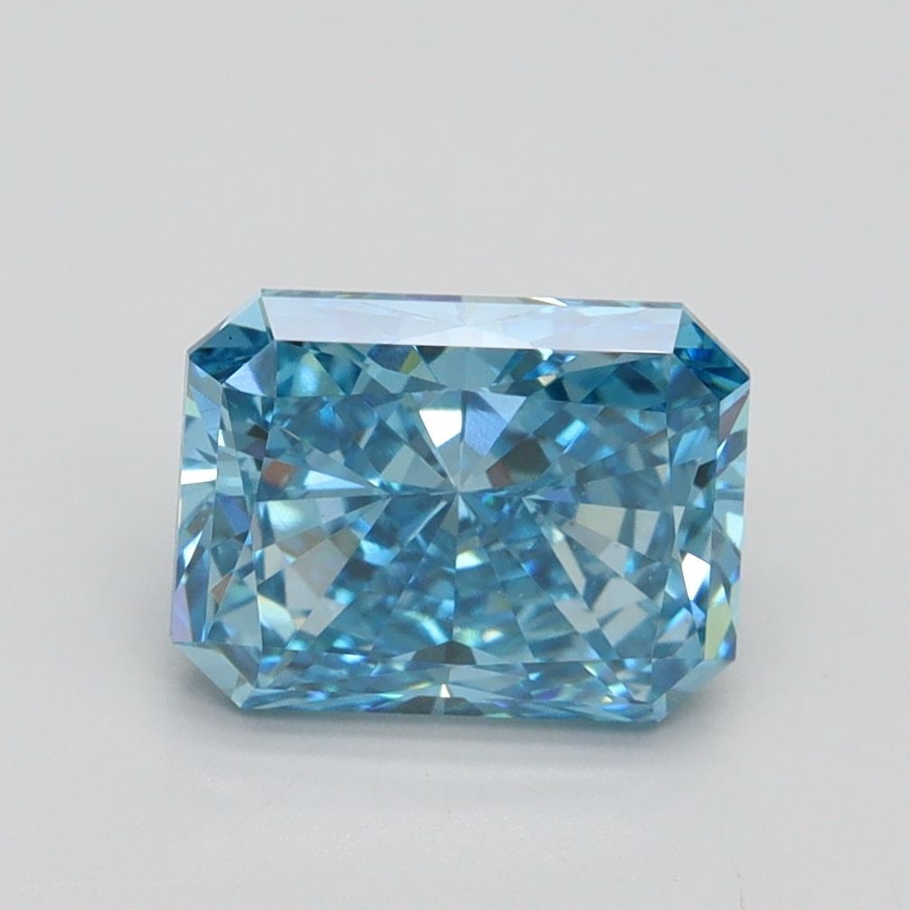 Loose Diamond - RADIANT 2.07ct Fancy Vivid Blue VS1: Loose Diamond - RADIANT 2.07ct Fancy Vivid Blue VS1 Source: This is a real non-mined Diamond that has been grown in a lab Shape: RADIANT Carats: 2.07 Color: Fancy Vivid Blue Certification: IGI Video: