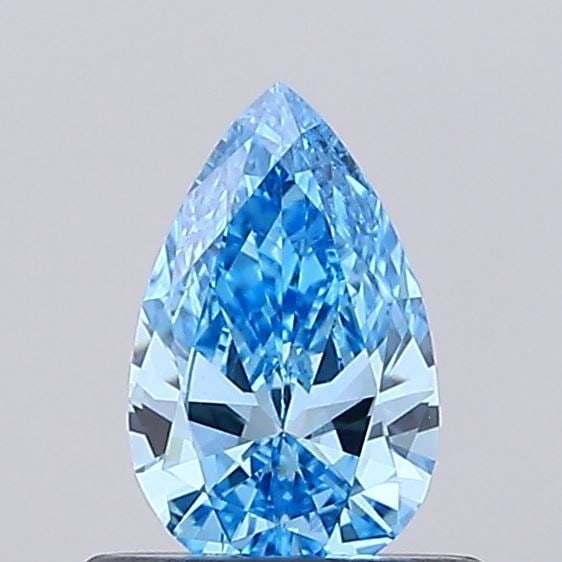 Loose Diamond - PEAR 0.46ct Fancy Vivid Blue VS1: Loose Diamond - PEAR 0.46ct Fancy Vivid Blue VS1 Source: This is a real non-mined Diamond that has been grown in a lab Shape: PEAR Carats: 0.46 Color: Fancy Vivid Blue Certification: IGI Video:
