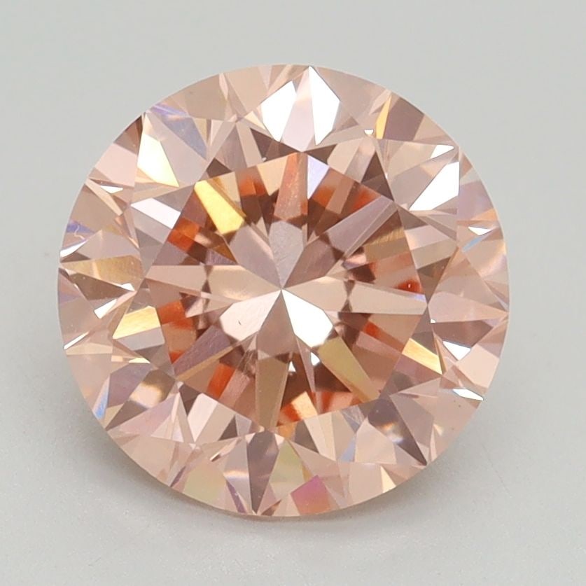 Loose Diamond - ROUND 2.5ct Fancy Intense Pink VS1: Loose Diamond - ROUND 2.5ct Fancy Intense Pink VS1 Source: This is a real non-mined Diamond that has been grown in a lab Shape: ROUND Carats: 2.5 Color: Fancy Intense Pink Certification: IGI Video: