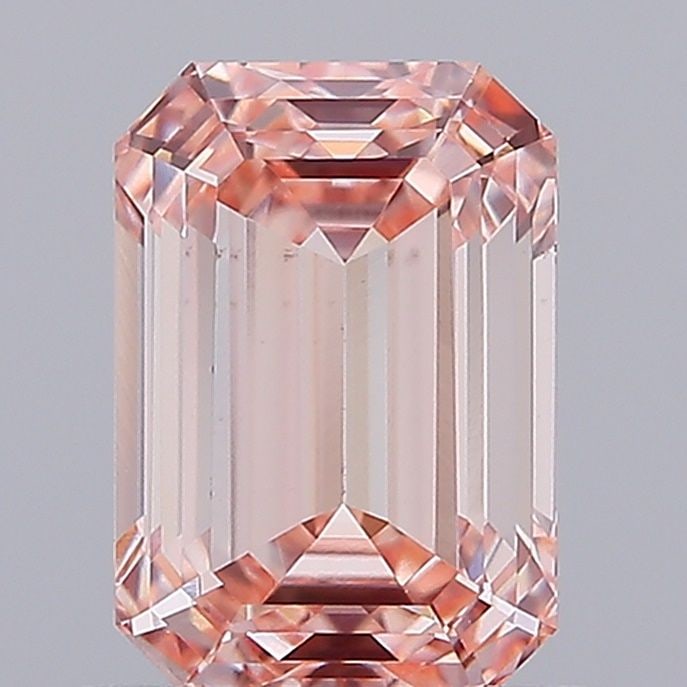 Loose Diamond - EMERALD 1.11ct Fancy Intense Pink VVS2: Loose Diamond - EMERALD 1.11ct Fancy Intense Pink VVS2 Source: This is a real non-mined Diamond that has been grown in a lab Shape: EMERALD Carats: 1.11 Color: Fancy Intense Pink Certification: IGI