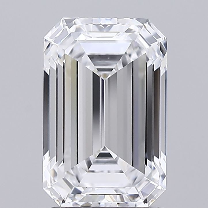 Loose Diamond - EMERALD 2.05ct D IF: Loose Diamond - EMERALD 2.05ct D IF Source: This is a real non-mined Diamond that has been grown in a lab Shape: EMERALD Carats: 2.05 Color: D Clarity: IF Certification: IGI Video: