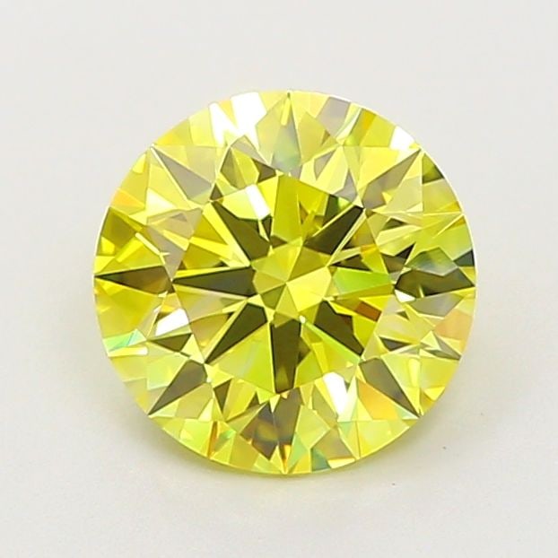 Ideal Loose Diamond - ROUND 2.03ct Fancy Intense Yellow VVS1: Ideal Loose Diamond - ROUND 2.03ct Fancy Intense Yellow VVS1 Source: This is a real non-mined Diamond that has been grown in a lab Shape: ROUND Carats: 2.03 Color: Fancy Intense Yellow Certification: 