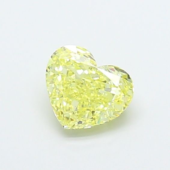 Loose Diamond - HEART 1.06ct Fancy Intense Yellow VS1: Loose Diamond - HEART 1.06ct Fancy Intense Yellow VS1 Source: This is a real non-mined Diamond that has been grown in a lab Shape: HEART Carats: 1.06 Color: Fancy Intense Yellow Certification: IGI Vid