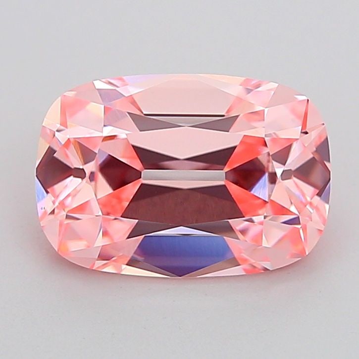 Loose Diamond - CUSHION BRILLIANT 3.05ct Fancy Vivid Pink VS1: Loose Diamond - CUSHION BRILLIANT 3.05ct Fancy Vivid Pink VS1 Source: This is a real non-mined Diamond that has been grown in a lab Shape: CUSHION BRILLIANT Carats: 3.05 Color: Fancy Vivid Pink Certif