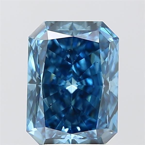 Loose Diamond - RADIANT 3.0ct Fancy Vivid Blue SI1: Loose Diamond - RADIANT 3.0ct Fancy Vivid Blue SI1 Source: This is a real non-mined Diamond that has been grown in a lab Shape: RADIANT Carats: 3.0 Color: Fancy Vivid Blue Certification: IGI Video: