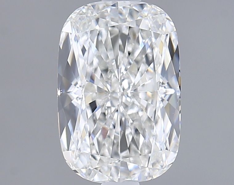 Loose Diamond - CUSHION MODIFIED 2.01ct F VVS2: Loose Diamond - CUSHION MODIFIED 2.01ct F VVS2 Source: This is a real non-mined Diamond that has been grown in a lab Shape: CUSHION MODIFIED Carats: 2.01 Color: F Clarity: VVS2 Certification: IGI Vide