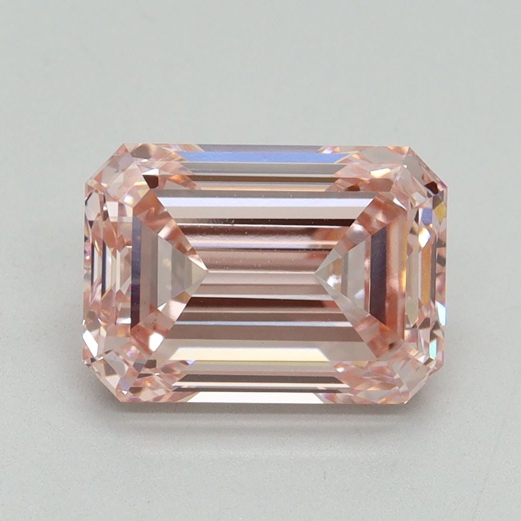 Loose Diamond - EMERALD 3.17ct Fancy Intense Pink VS1: Loose Diamond - EMERALD 3.17ct Fancy Intense Pink VS1 Source: This is a real non-mined Diamond that has been grown in a lab Shape: EMERALD Carats: 3.17 Color: Fancy Intense Pink Certification: IGI Vid