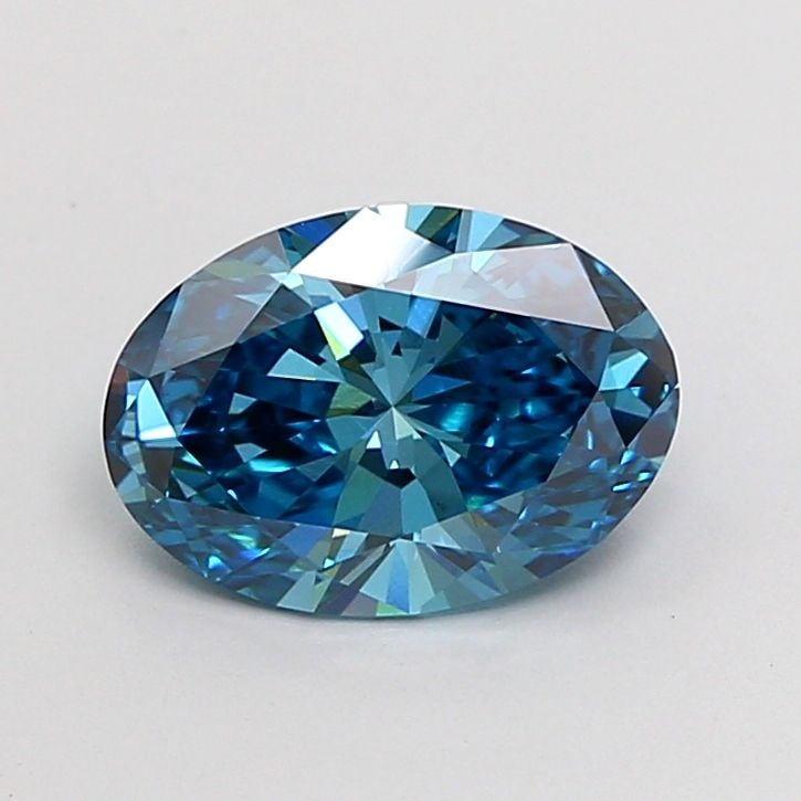 Loose Diamond - OVAL 1.73ct Fancy Vivid Blue VS1: Loose Diamond - OVAL 1.73ct Fancy Vivid Blue VS1 Source: This is a real non-mined Diamond that has been grown in a lab Shape: OVAL Carats: 1.73 Color: Fancy Vivid Blue Certification: IGI Video: