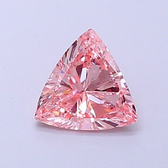 Loose Diamond - TRIANGULAR 0.43ct Fancy Intense Pink VVS1: Loose Diamond - TRIANGULAR 0.43ct Fancy Intense Pink VVS1 Source: This is a real non-mined Diamond that has been grown in a lab Shape: TRIANGULAR Carats: 0.43 Color: Fancy Intense Pink Certification: 