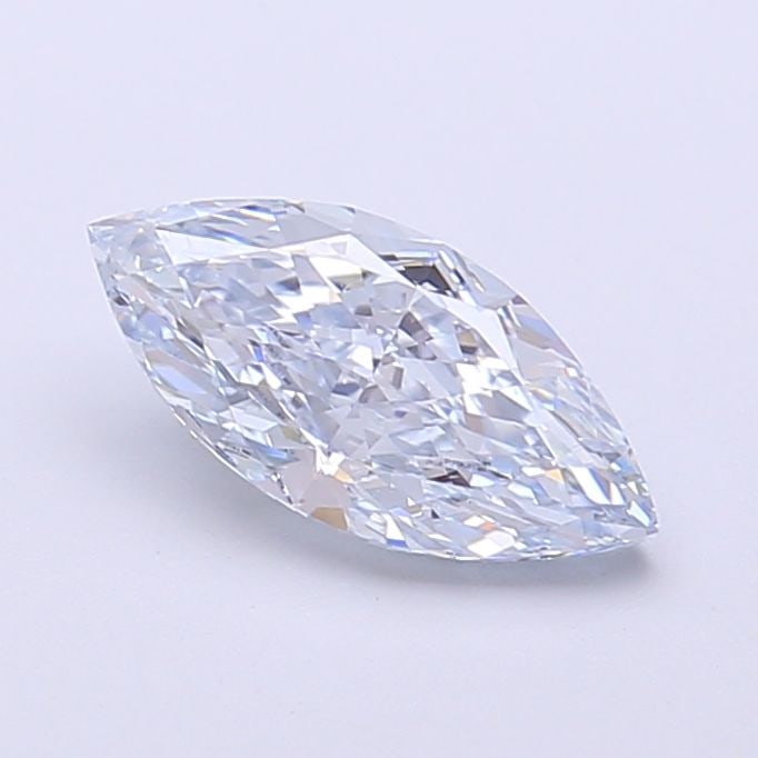 Loose Diamond - MARQUISE 1.08ct Fancy Light Blue VVS1: Loose Diamond - MARQUISE 1.08ct Fancy Light Blue VVS1 Source: This is a real non-mined Diamond that has been grown in a lab Shape: MARQUISE Carats: 1.08 Color: Fancy Light Blue Certification: IGI Vide
