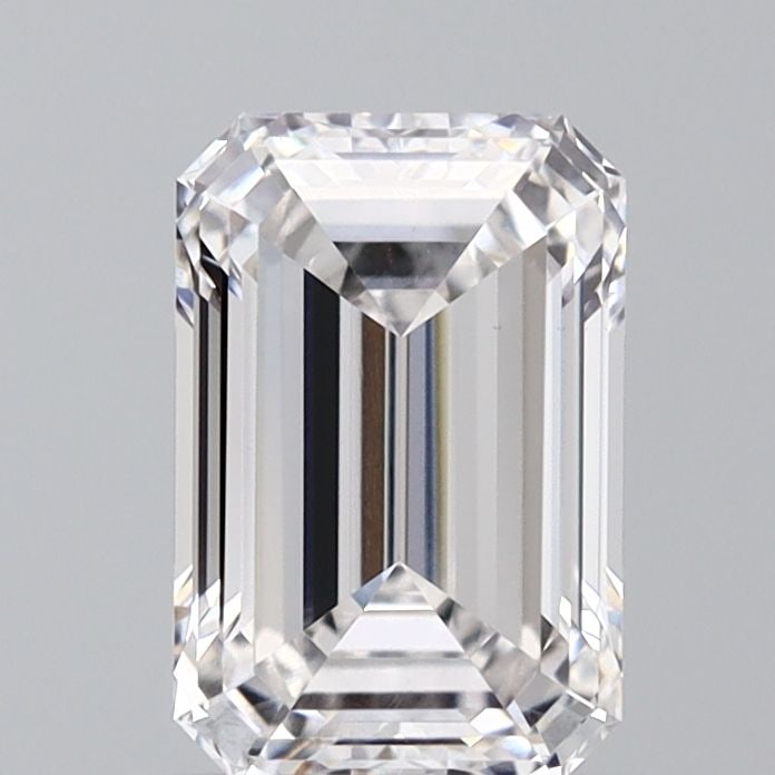 Loose Diamond - EMERALD 1.08ct E VVS2: Loose Diamond - EMERALD 1.08ct E VVS2 Source: This is a real non-mined Diamond that has been grown in a lab Shape: EMERALD Carats: 1.08 Color: E Clarity: VVS2 Certification: IGI Video: