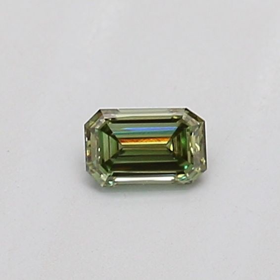 Loose Diamond - EMERALD 0.16ct Fancy Vivid Green VS1: Loose Diamond - EMERALD 0.16ct Fancy Vivid Green VS1 Source: This is a real non-mined Diamond that has been grown in a lab Shape: EMERALD Carats: 0.16 Color: Fancy Vivid Green Certification: IGI The D
