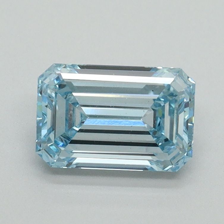 Loose Diamond - EMERALD 1.02ct Fancy Intense Blue VS1: Loose Diamond - EMERALD 1.02ct Fancy Intense Blue VS1 Source: This is a real non-mined Diamond that has been grown in a lab Shape: EMERALD Carats: 1.02 Color: Fancy Intense Blue Certification: IGI Vid