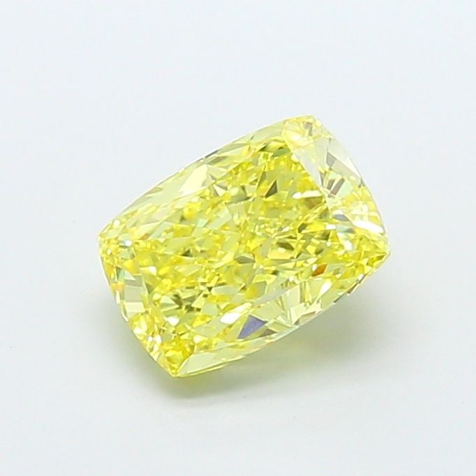 Loose Diamond - CUSHION MODIFIED 2.72ct Fancy Intense Yellow VS1: Loose Diamond - CUSHION MODIFIED 2.72ct Fancy Intense Yellow VS1 Source: This is a real non-mined Diamond that has been grown in a lab Shape: CUSHION MODIFIED Carats: 2.72 Color: Fancy Intense Yellow 