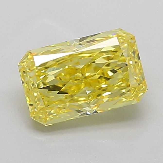 Loose Diamond - RADIANT 3.01ct Fancy Vivid Yellow VVS2: Loose Diamond - RADIANT 3.01ct Fancy Vivid Yellow VVS2 Source: This is a real non-mined Diamond that has been grown in a lab Shape: RADIANT Carats: 3.01 Color: Fancy Vivid Yellow Certification: IGI Vi