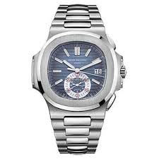 Patek Philippe Nautilus Ref 5980/1A-001 Blue Dial Bracelet with Papers 2008: Patek Philippe Nautilus Ref 5980/1A-001 Blue Dial Bracelet with Papers 2008 This Patek Philippe Nautilus features a blue dial and a fixed bezel, presented on a bracelet. The watch is from the 2008 col
