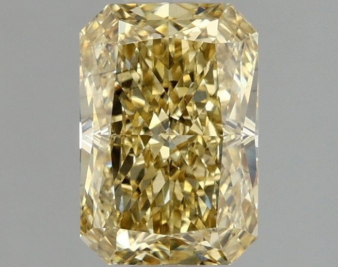 Loose Diamond - RADIANT 1.54ct Fancy Intense Yellow VS2: Loose Diamond - RADIANT 1.54ct Fancy Intense Yellow VS2 Source: This is a real non-mined Diamond that has been grown in a lab Shape: RADIANT Carats: 1.54 Color: Fancy Intense Yellow Certification: IGI