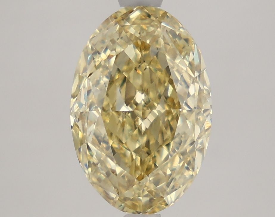 Loose Diamond - OVAL 3.08ct Fancy Yellow VVS2: Loose Diamond - OVAL 3.08ct Fancy Yellow VVS2 Source: This is a real non-mined Diamond that has been grown in a lab Shape: OVAL Carats: 3.08 Color: Fancy Yellow Certification: IGI Video:
