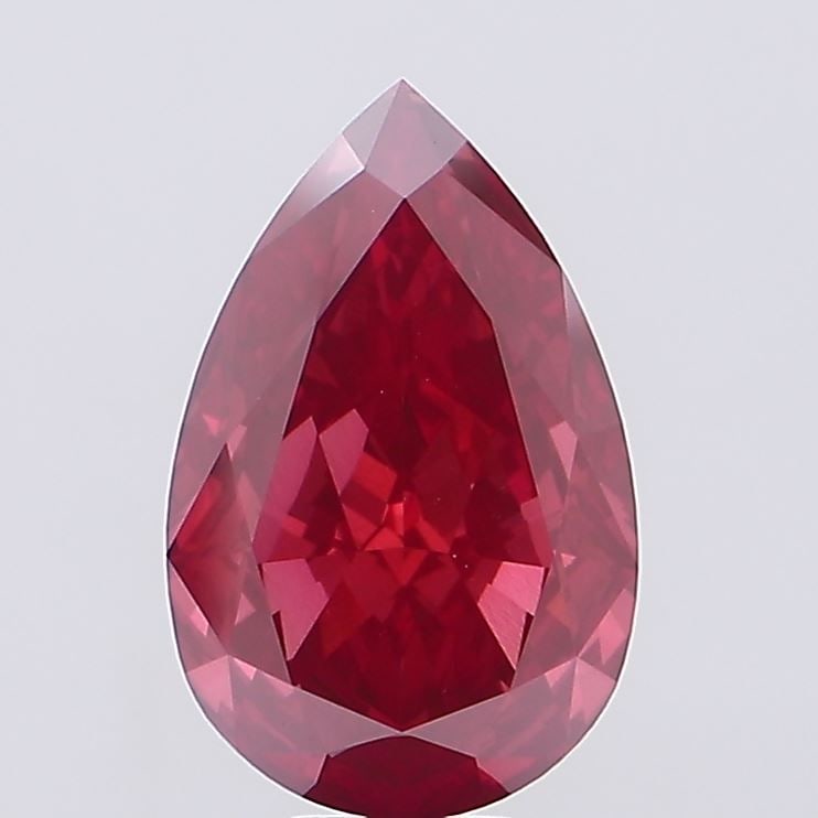 Loose Diamond - PEAR 10.66ct Fancy Vivid Red VS1 (1 of 1)
