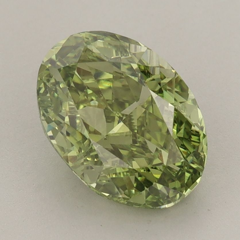 Loose Diamond - OVAL 2.48ct Fancy Vivid Green VS2: Loose Diamond - OVAL 2.48ct Fancy Vivid Green VS2 Source: This is a real non-mined Diamond that has been grown in a lab Shape: OVAL Carats: 2.48 Color: Fancy Vivid Green Certification: IGI Video:
