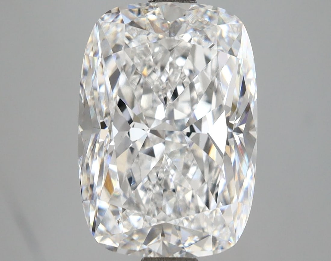 Loose Diamond - CUSHION MODIFIED 5.57ct D VS1: Loose Diamond - CUSHION MODIFIED 5.57ct D VS1 Source: This is a real non-mined Diamond that has been grown in a lab Shape: CUSHION MODIFIED Carats: 5.57 Color: D Clarity: VS1 Certification: IGI Video: