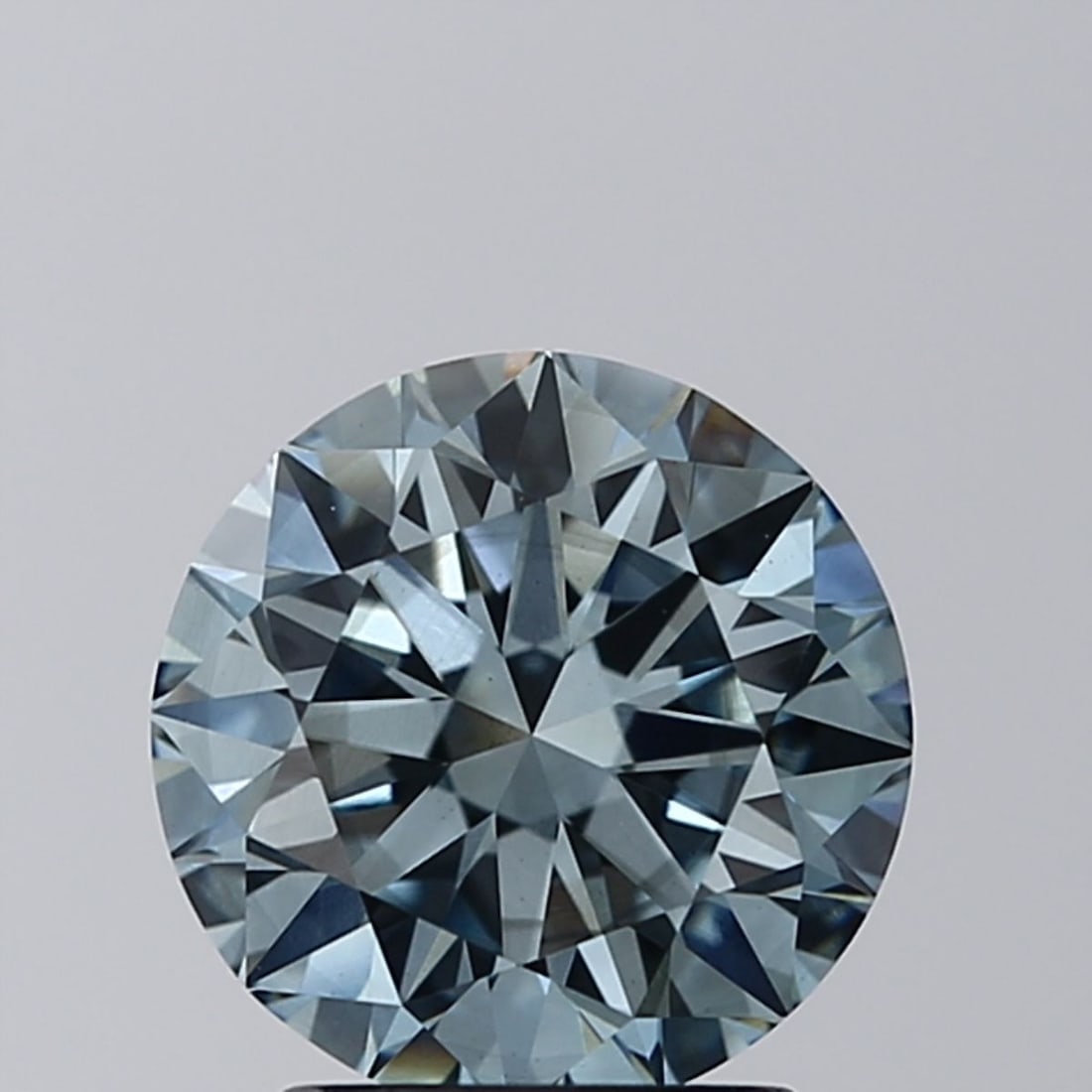 Loose Diamond - ROUND 2.02ct Fancy Intense Blue VS2: Loose Diamond - ROUND 2.02ct Fancy Intense Blue VS2 Source: This is a real non-mined Diamond that has been grown in a lab Shape: ROUND Carats: 2.02 Color: Fancy Intense Blue Certification: IGI Video: