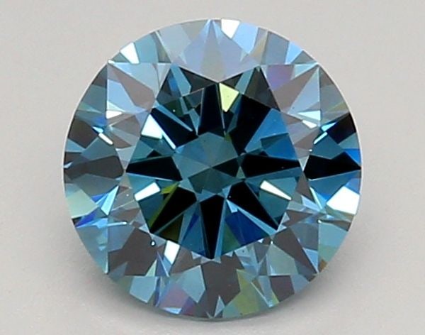 Ideal Loose Diamond - ROUND 1.03ct Fancy Vivid Blue VS1: Ideal Loose Diamond - ROUND 1.03ct Fancy Vivid Blue VS1 Source: This is a real non-mined Diamond that has been grown in a lab Shape: ROUND Carats: 1.03 Color: Fancy Vivid Blue Certification: IGI Video