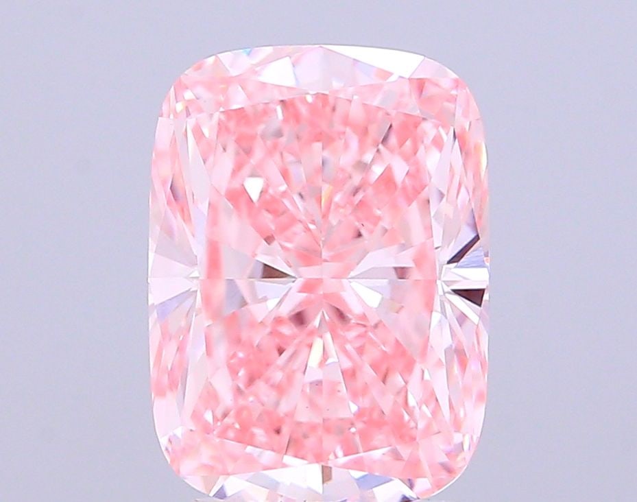 Loose Diamond - CUSHION MODIFIED 4.04ct Fancy Vivid Pink VS1: Loose Diamond - CUSHION MODIFIED 4.04ct Fancy Vivid Pink VS1 Source: This is a real non-mined Diamond that has been grown in a lab Shape: CUSHION MODIFIED Carats: 4.04 Color: Fancy Vivid Pink Certific