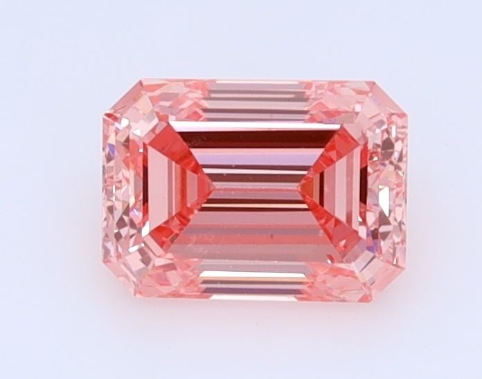 Loose Diamond - EMERALD 0.55ct Fancy Intense Pink VS1: Loose Diamond - EMERALD 0.55ct Fancy Intense Pink VS1 Source: This is a real non-mined Diamond that has been grown in a lab Shape: EMERALD Carats: 0.55 Color: Fancy Intense Pink Certification: IGI Vid