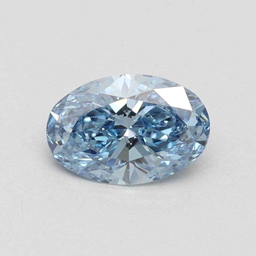 Loose Diamond - OVAL 0.71ct Fancy Vivid Blue VS2: Loose Diamond - OVAL 0.71ct Fancy Vivid Blue VS2 Source: This is a real non-mined Diamond that has been grown in a lab Shape: OVAL Carats: 0.71 Color: Fancy Vivid Blue Certification: IGI Video: