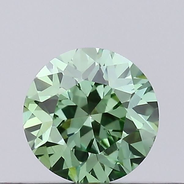 Loose Diamond - ROUND 0.21ct Fancy Vivid Green VS2: Loose Diamond - ROUND 0.21ct Fancy Vivid Green VS2 Source: This is a real non-mined Diamond that has been grown in a lab Shape: ROUND Carats: 0.21 Color: Fancy Vivid Green Certification: IGI Video: